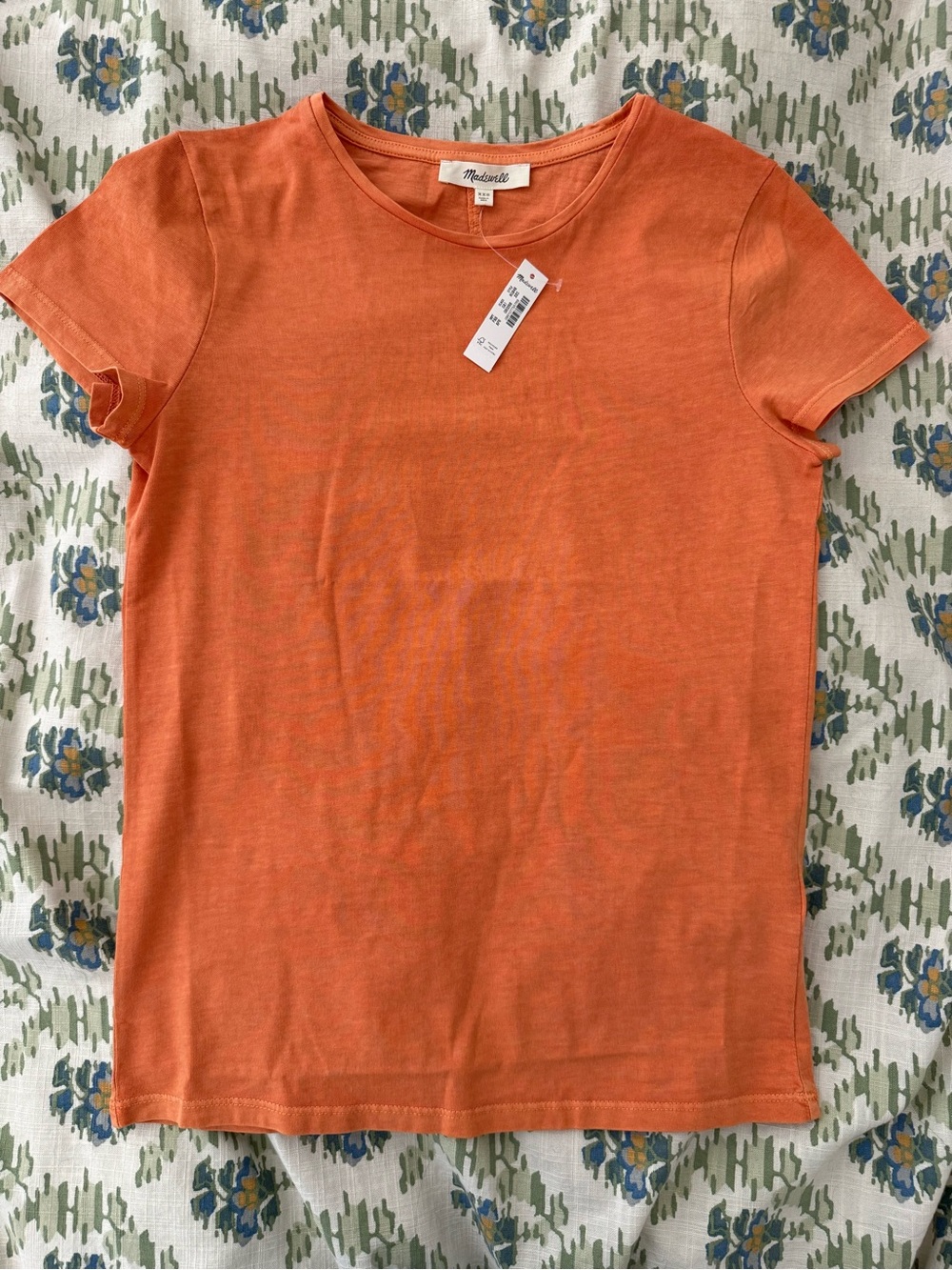 Madewell NWT Orange T-shirt XXS